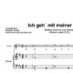 “Ich geh´mit meiner Laterne” für Gesang, mittlere Stimme (Klavierbegleitung Level 3/10) | inkl. Aufnahme, Text und Begleitaufnahme by music-step-by-step
