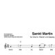 “Sankt Martin” Begleitakkorde für Gitarre / Klavier und Gesang (Leadsheet) | inkl. Melodie und Text by music-step-by-step