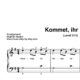 "Kommet, ihr Hirten" für Klavier (Klavierbegleitung Level 3/10) by music-step-by-step