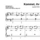 "Kommet, ihr Hirten" für Klavier (Klavierbegleitung Level 4/10) by music-step-by-step