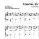 "Kommet, ihr Hirten" für Klavier (Klavierbegleitung Level 5/10) by music-step-by-step