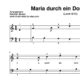 "Maria durch ein´ Dornwald ging" für Klavier (Klavierbegleitung Level 5/10) by music-step-by-step