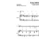 “O du fröhliche” für Gesang, hohe Stimme (Klavierbegleitung Level 6/10) | inkl. Aufnahme, Text und Begleitaufnahme music-step-by-step