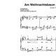 “Am Weihnachtsbaum die Lichter brennen” für Klavier (Level 7/10) | inkl. Aufnahme und Text by music-step-by-step