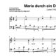 "Maria durch ein´ Dornwald ging" für Klavier (Klavierbegleitung Level 7/10) by music-step-by-step