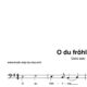 “O du fröhliche” für Cello solo | inkl. Aufnahme und Text by music-step-by-step
